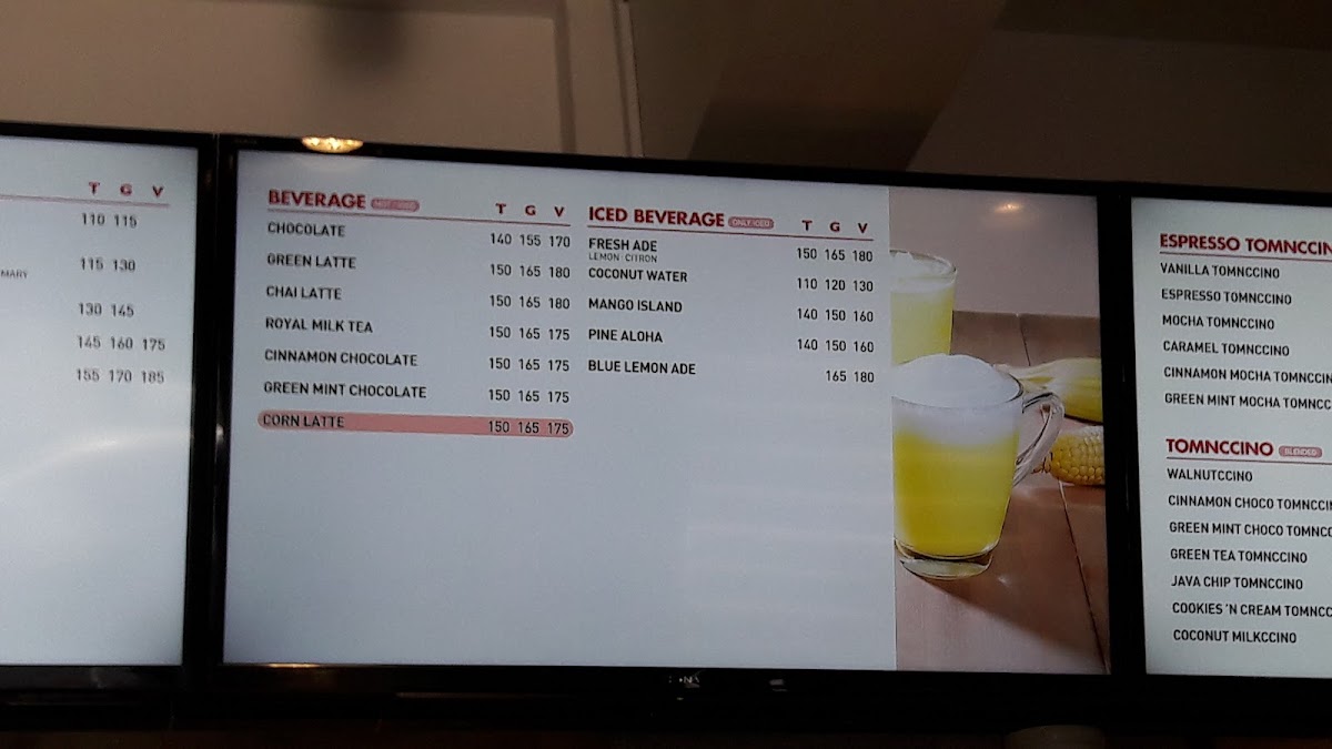 Menu Tom N Toms Coffee - Zamboanga-6