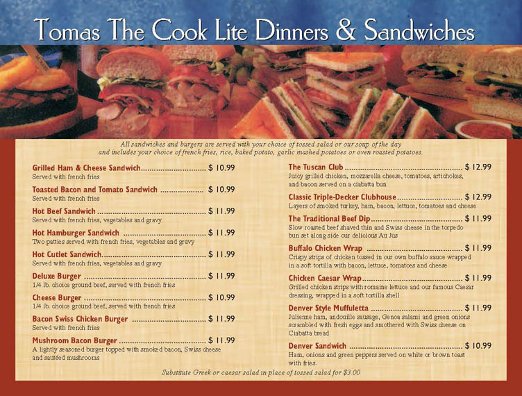 Menu Tomas The Cook Family Restaurant-10