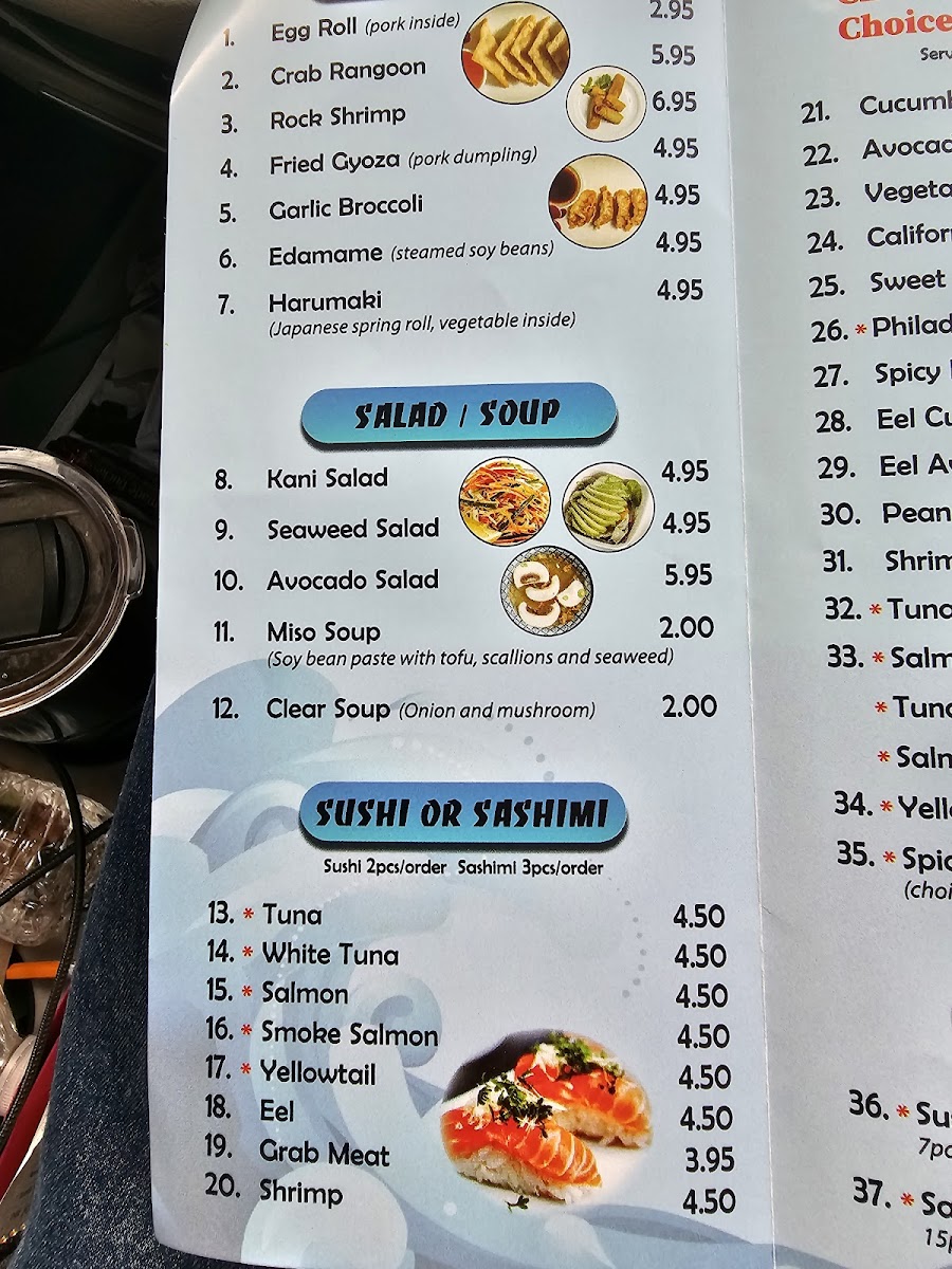 Menu Tomi Hibachi Japanese Grill & Sushi-3