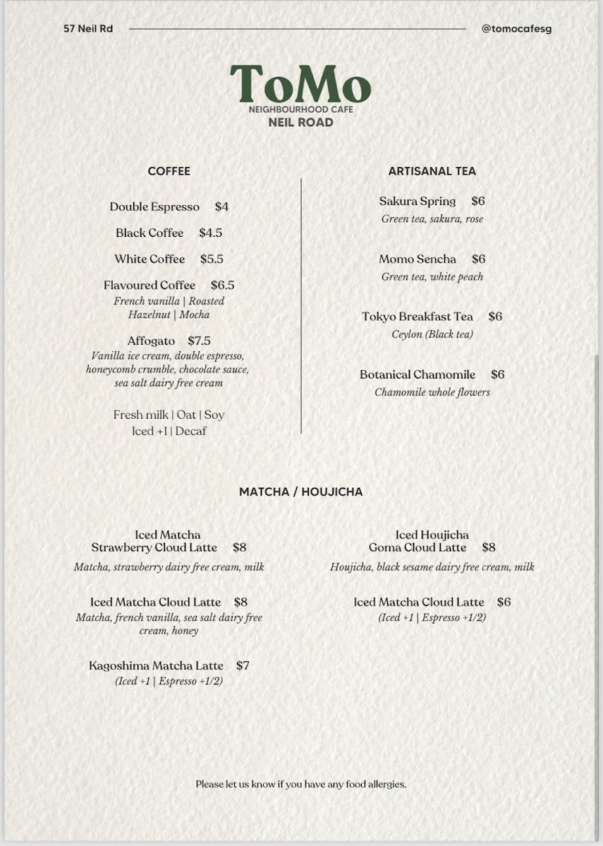 Menu Tomo Cafe (Neil Road)-1