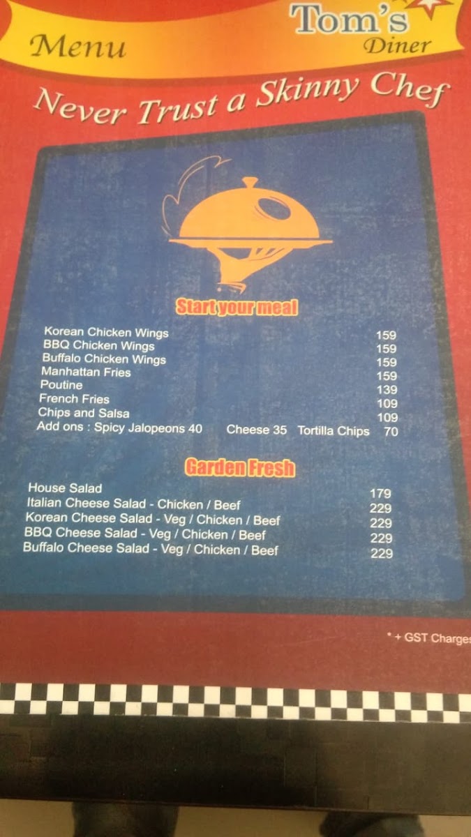 Menu Tom's Diner-5
