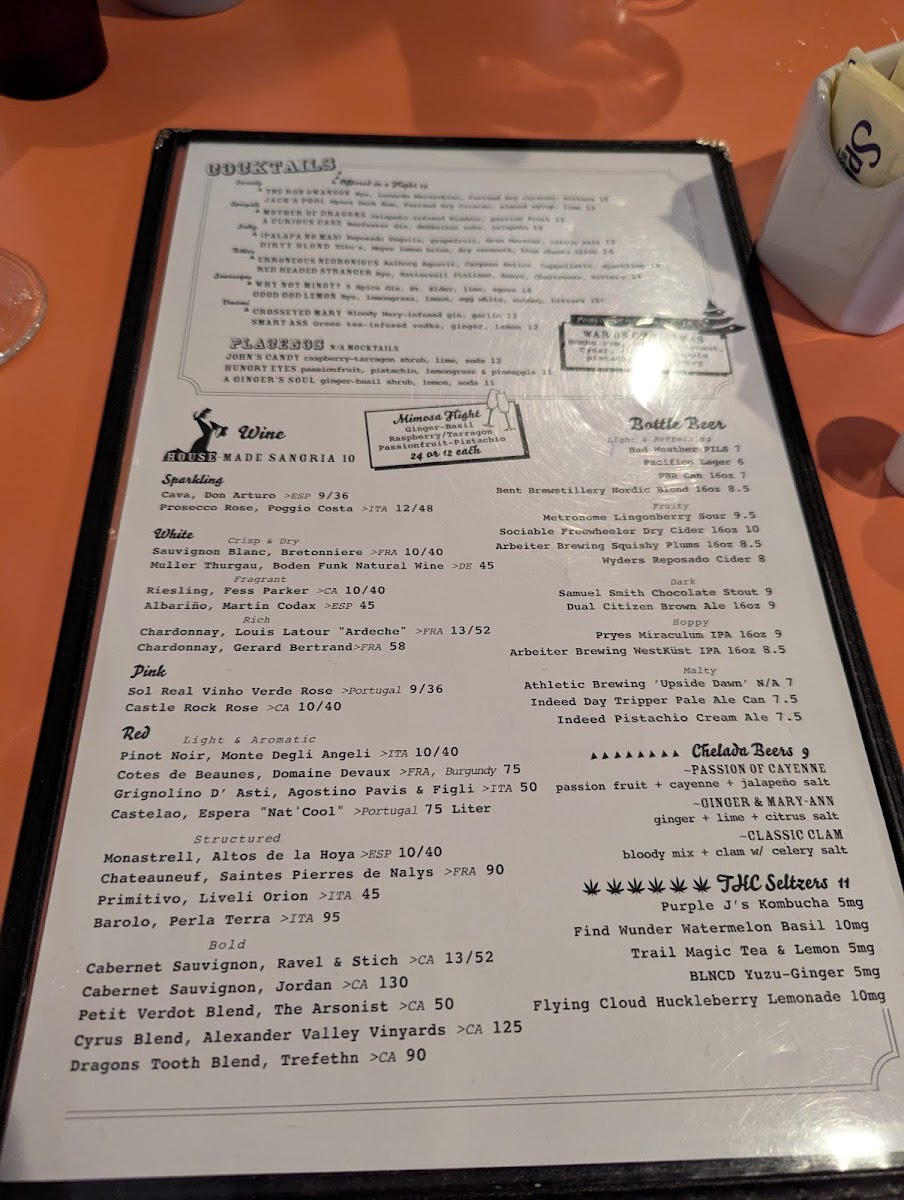 Menu Tongue In Cheek-2