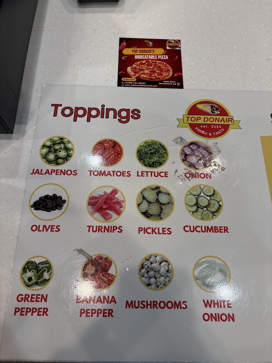 Menu Top Donair Beaumont-1