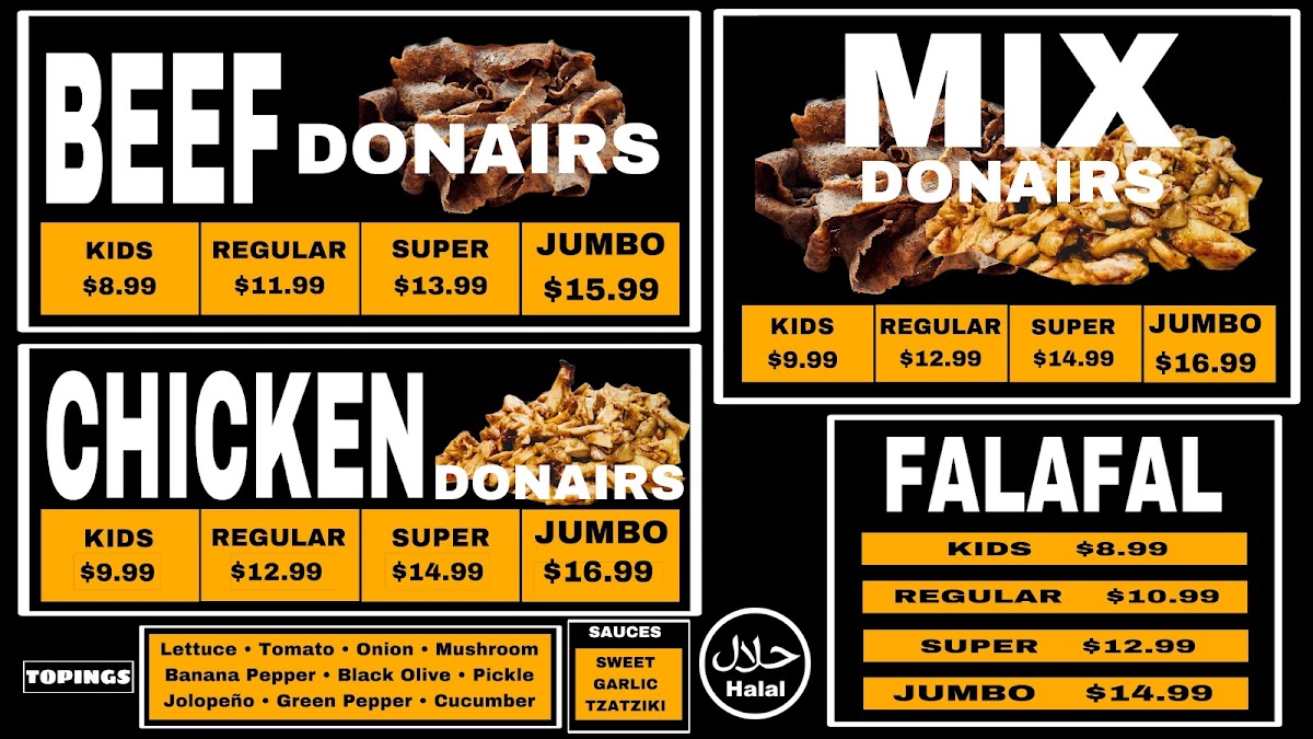 Menu Top Donair & Pizza Capilano-4