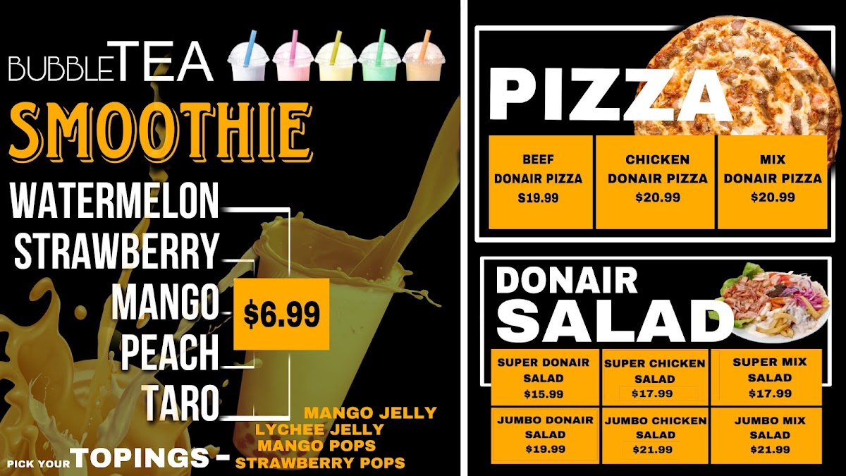 Menu Top Donair & Pizza Capilano-5