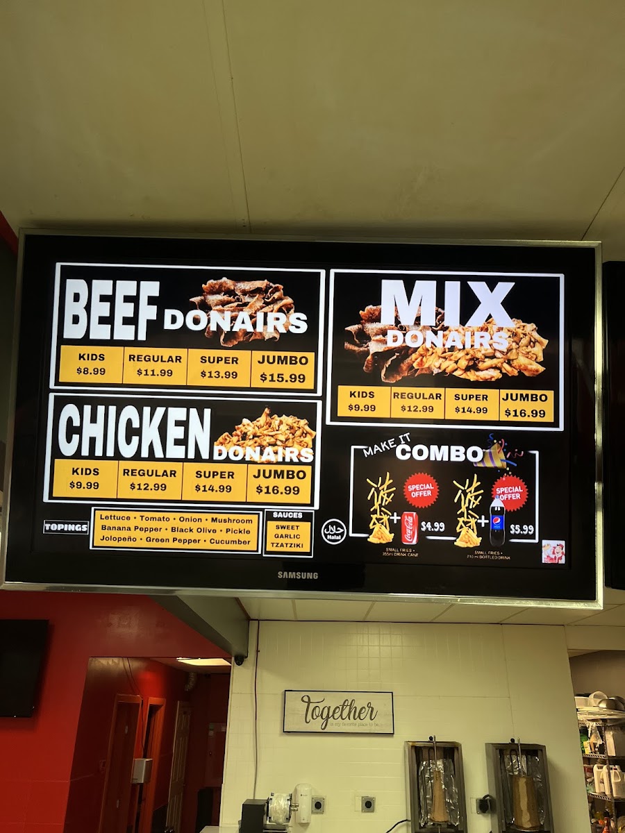 Menu Top Donair & Pizza Capilano-7