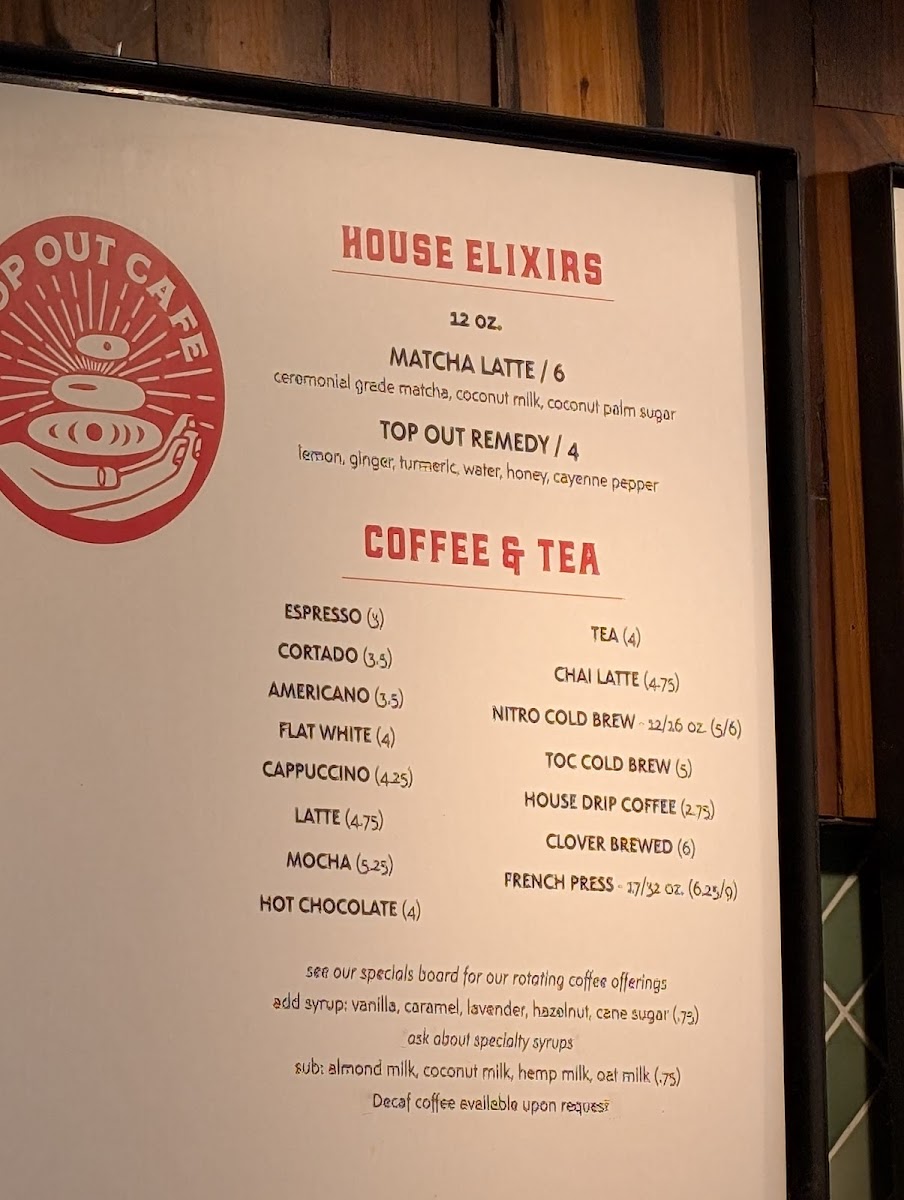 Menu Top Out Cafe-1