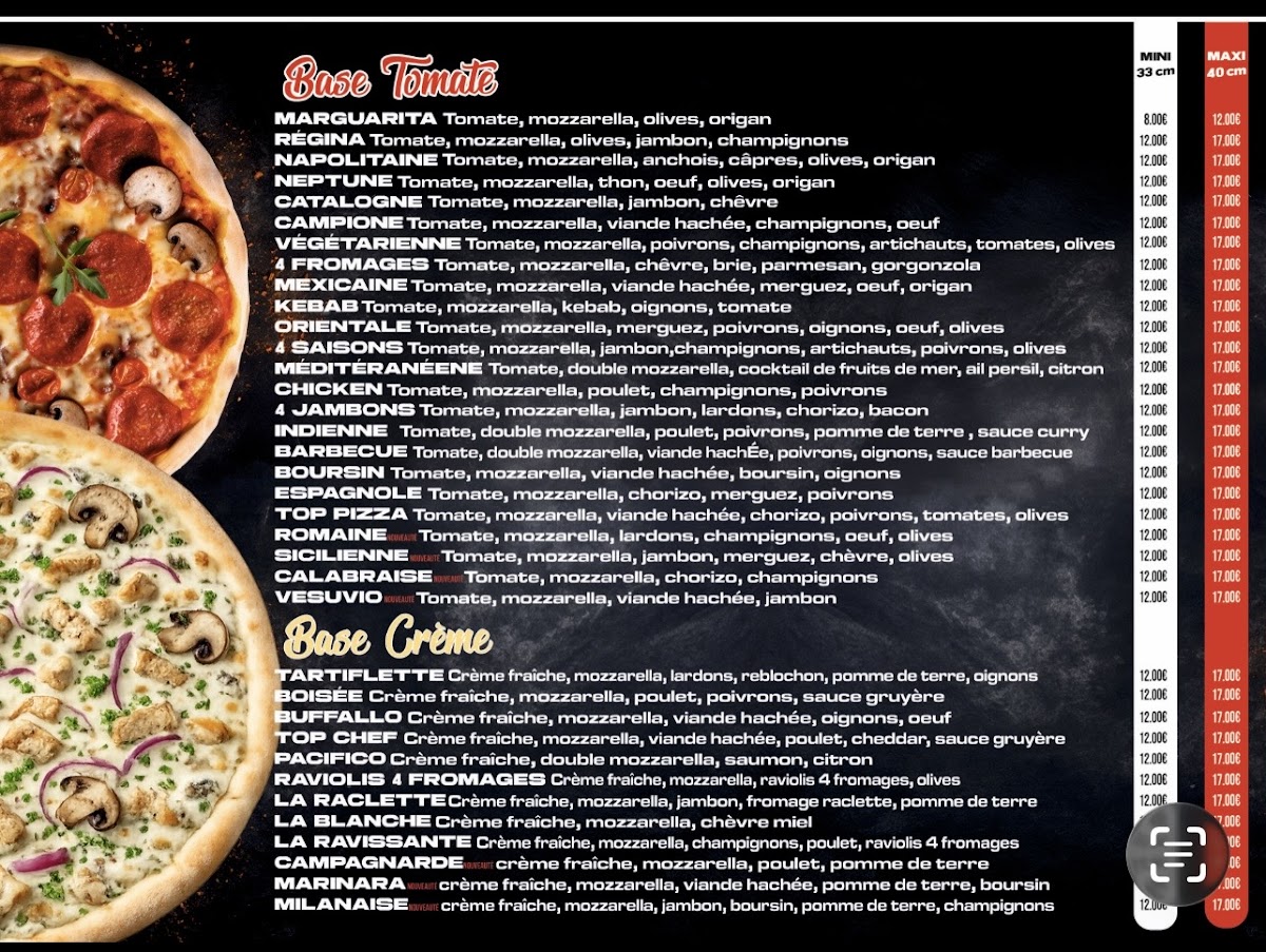 Menu Top Pizza 26-1