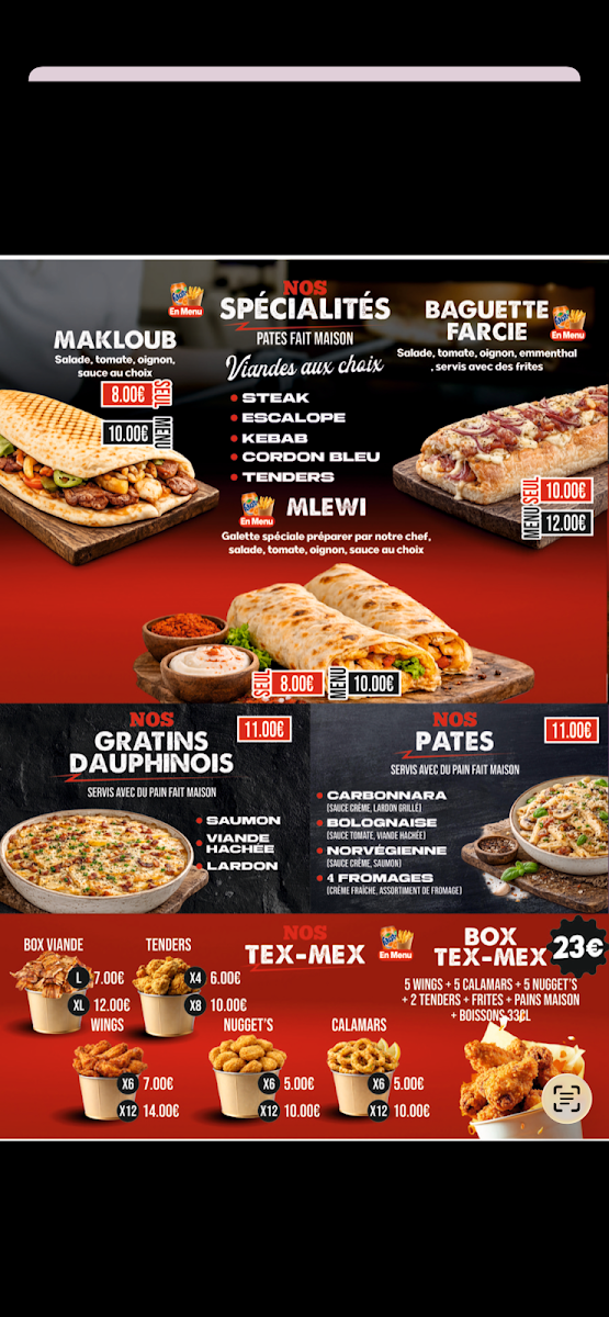Menu Top Pizza 26-3