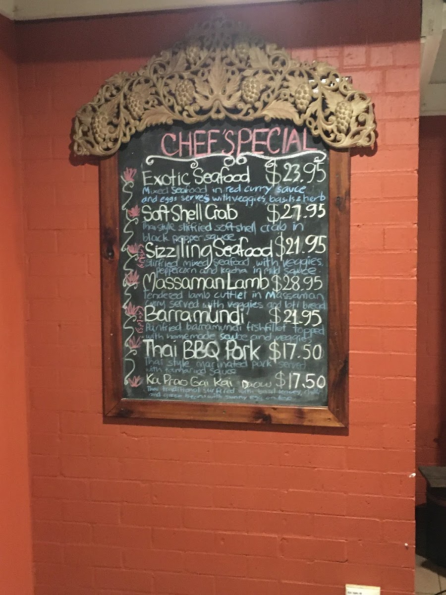 Menu Top Thai Restaurant (Wallsend)-1