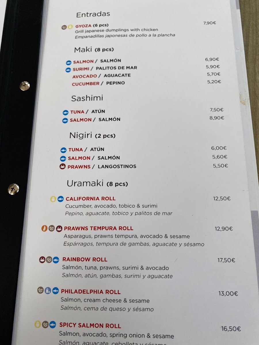 Menu Top Thai Restaurante Puerto Banús-2