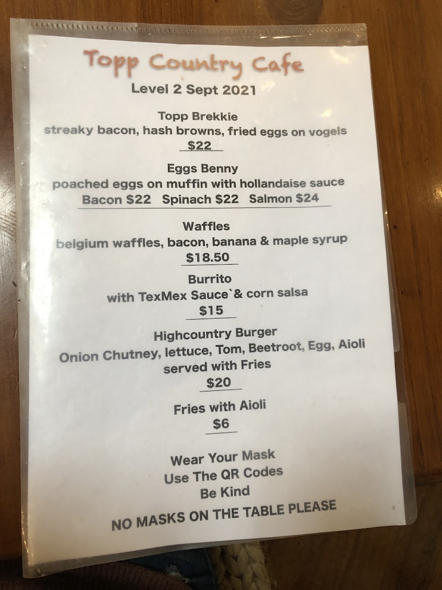 Menu Topp Country Cafe-1