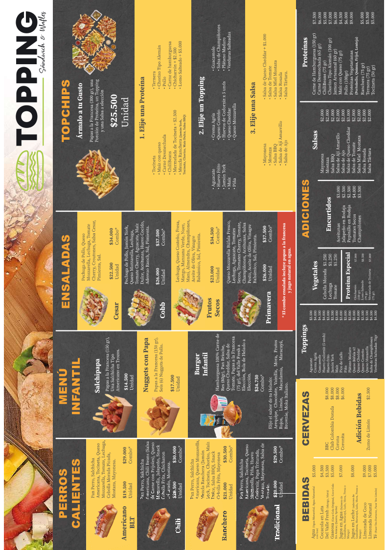 Menu Topping Sándwich & Wafles-3