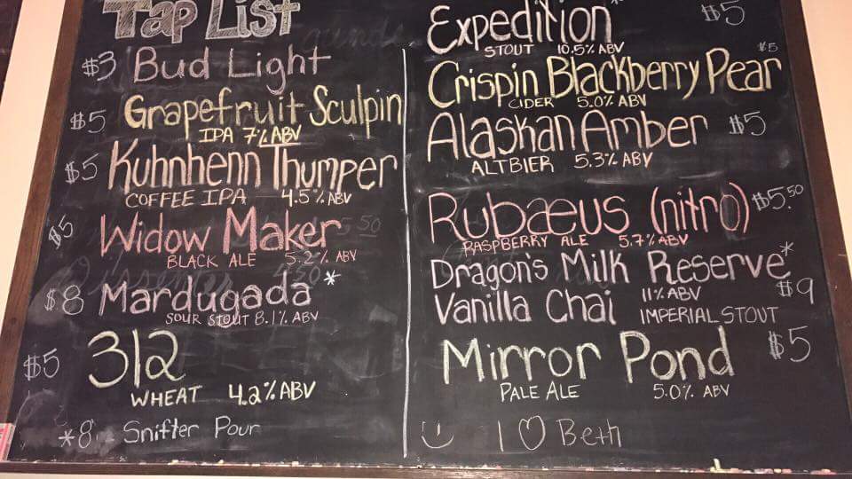 Menu Topshelf Liquor Bar & Pizza-8