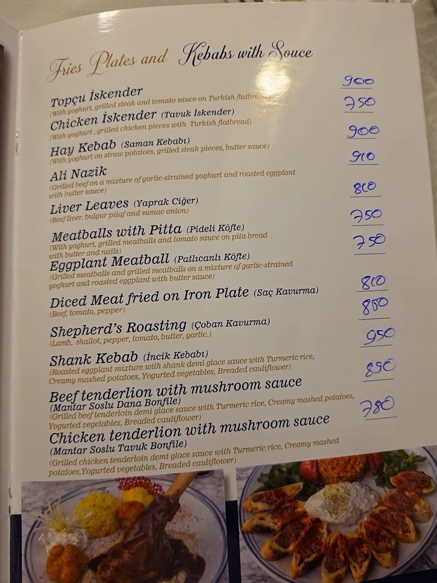 Menu Topçu Restaurant-1