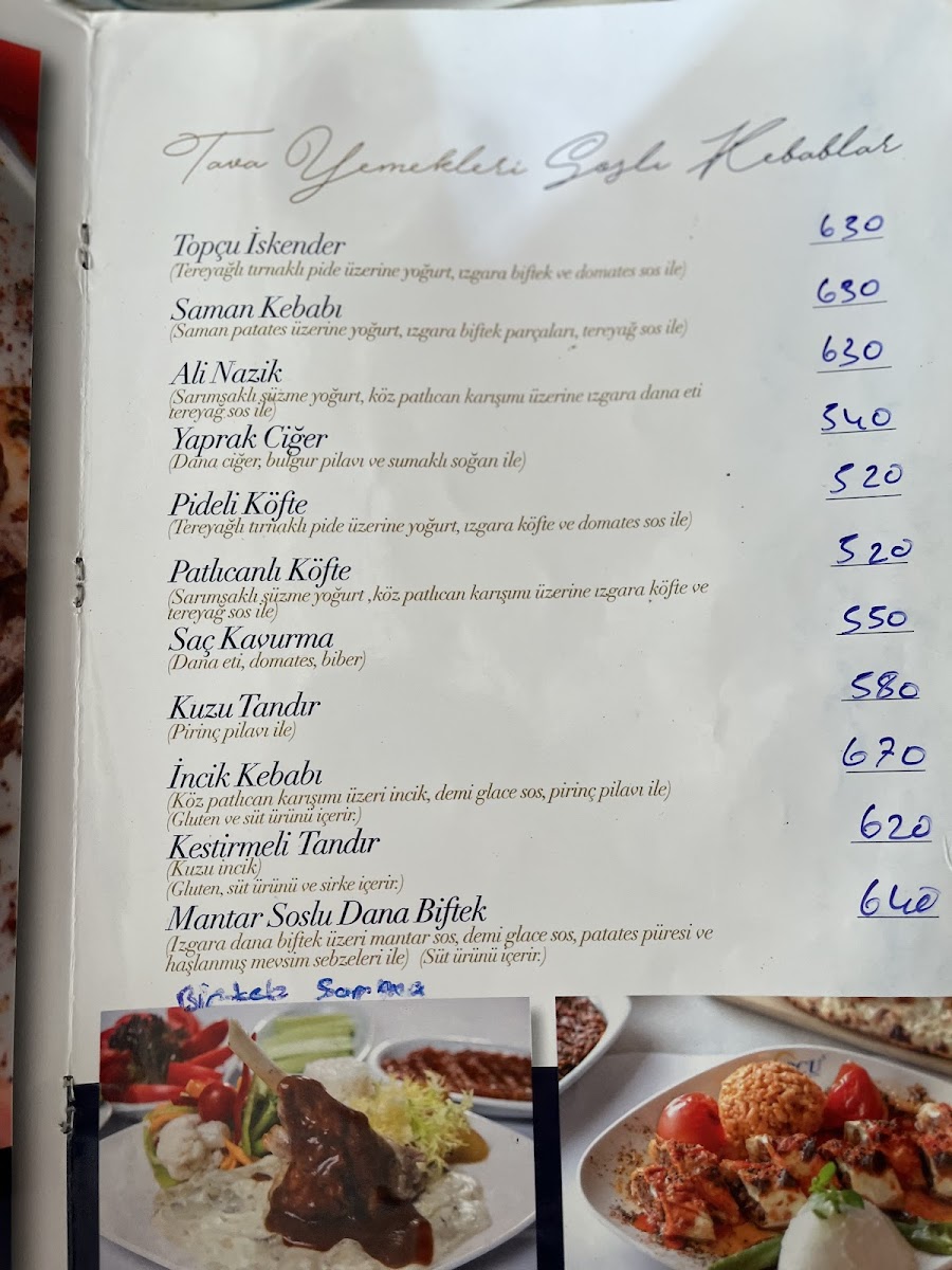 Menu Topçu Restaurant-2