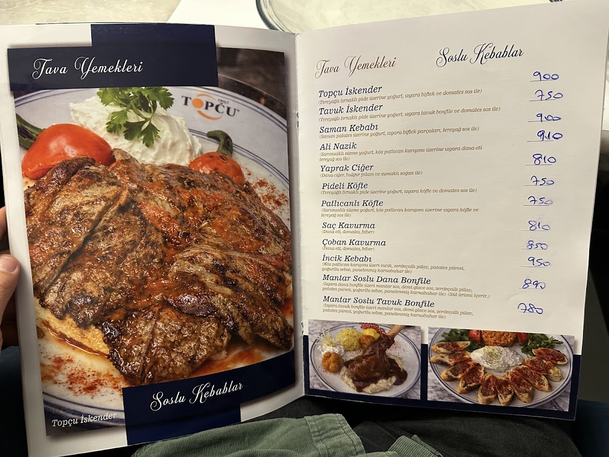Menu Topçu Restaurant-6
