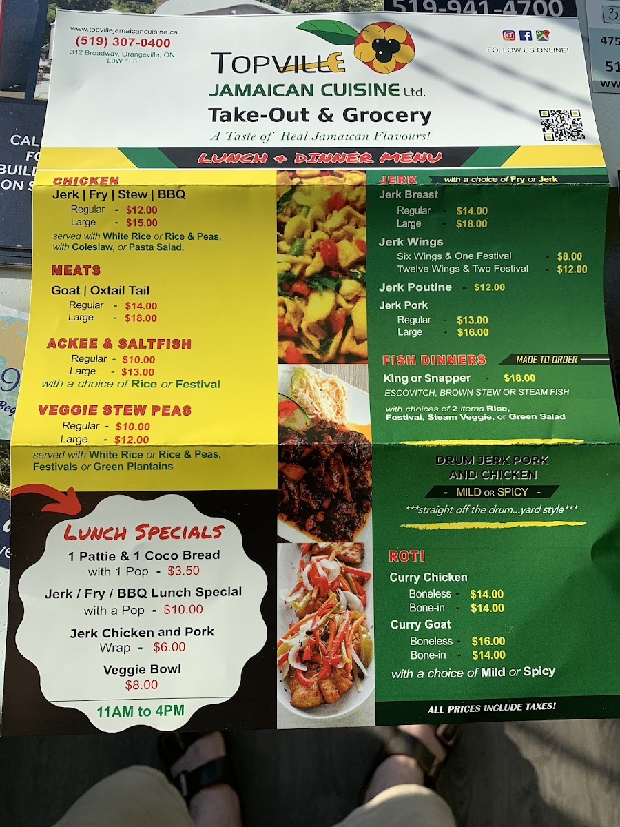 Menu Topville Jamaican Cuisine-7