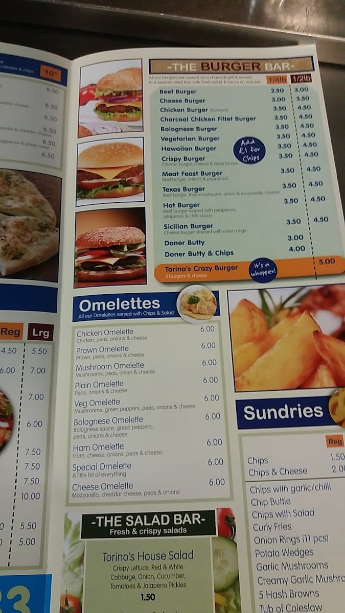 Menu Torino's Pizza-1