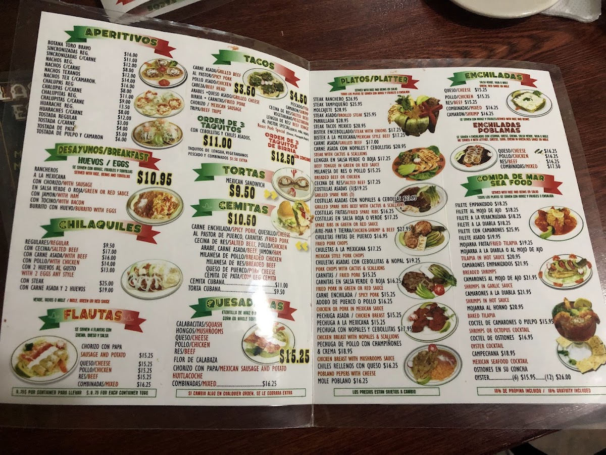 Menu Toro Bravo-4