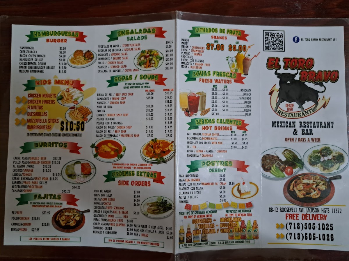 Menu Toro Bravo-5