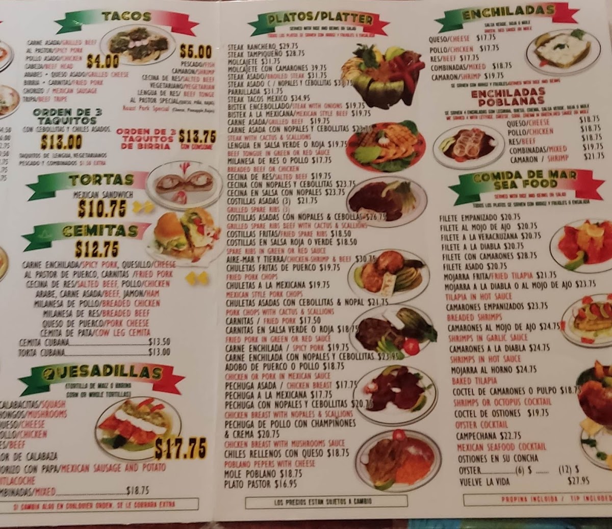 Menu Toro Bravo-7