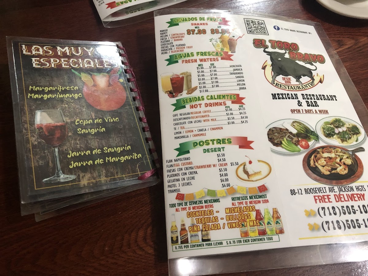 Menu Toro Bravo-8
