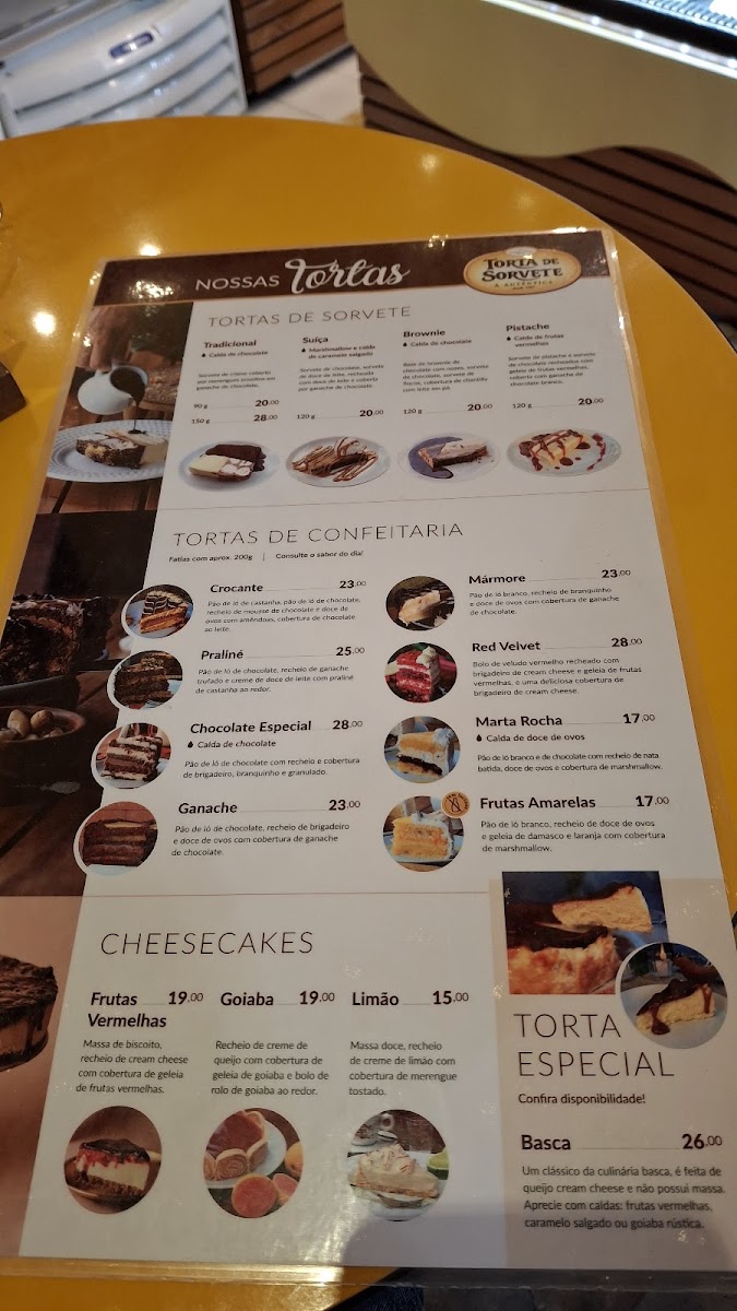 Menu Torta De Sorvete - Casa Prado-1