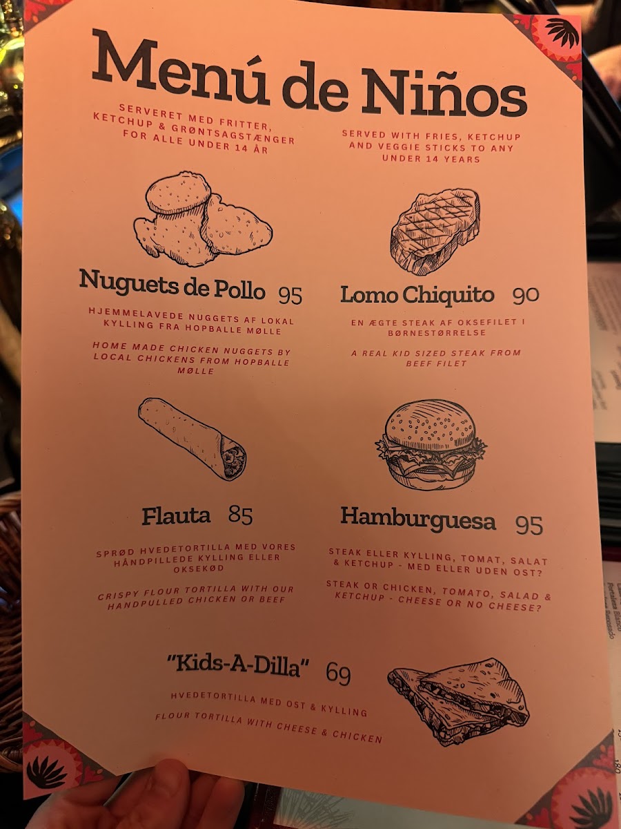 Menu Tortilla Flats, Vejle-1