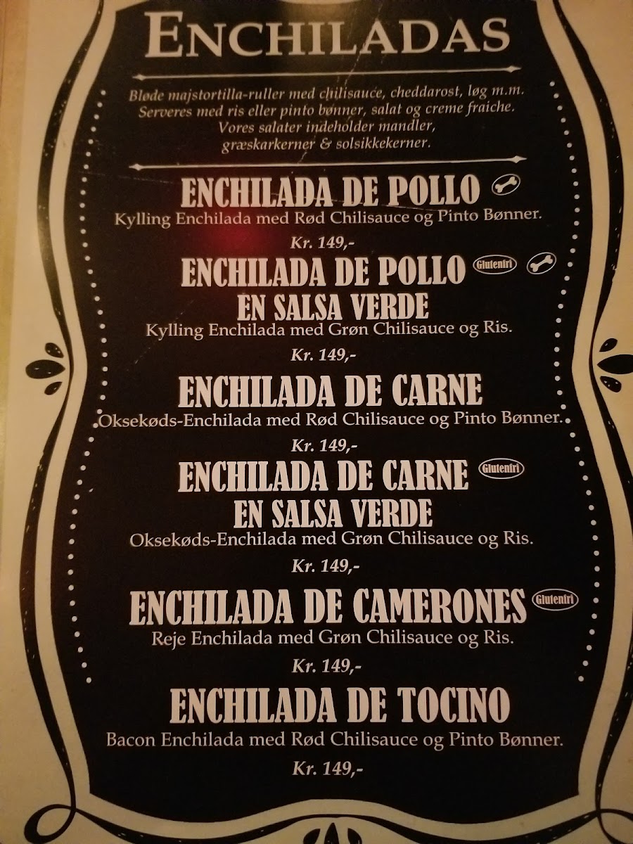 Menu Tortilla Flats, Vejle-2