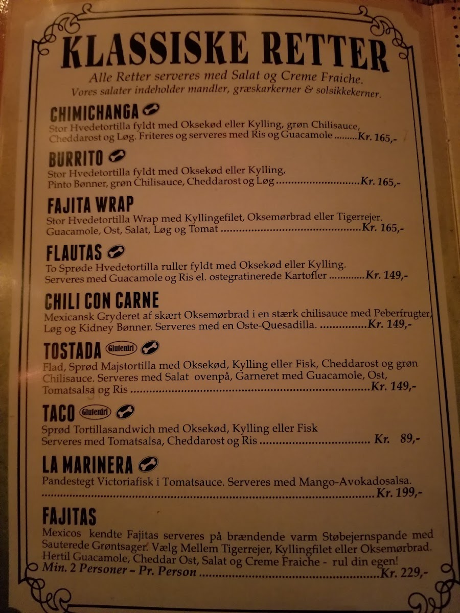 Menu Tortilla Flats, Vejle-8