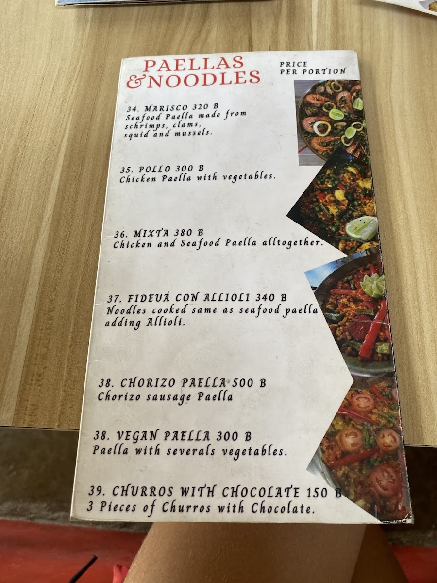 Menu Tortilla & Gazpacho Spanish Restaurant-4