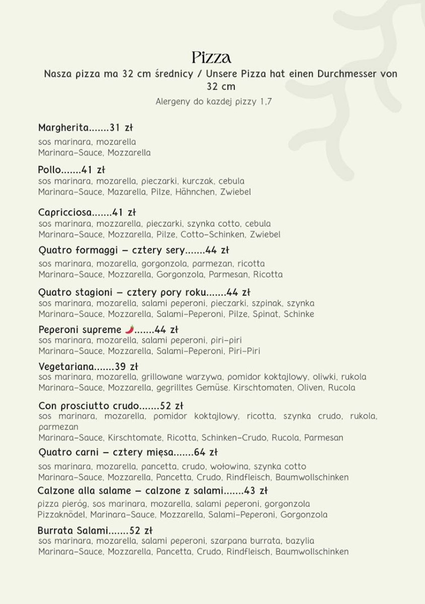 Menu Toscana | Włoska Restauracja | Świnoujście-4