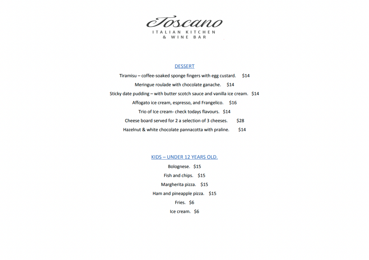 Menu Toscano Italian Kitchen & Wine Bar-2