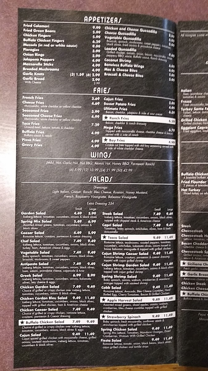 Menu Tosco's Pizza & Restaurant-3