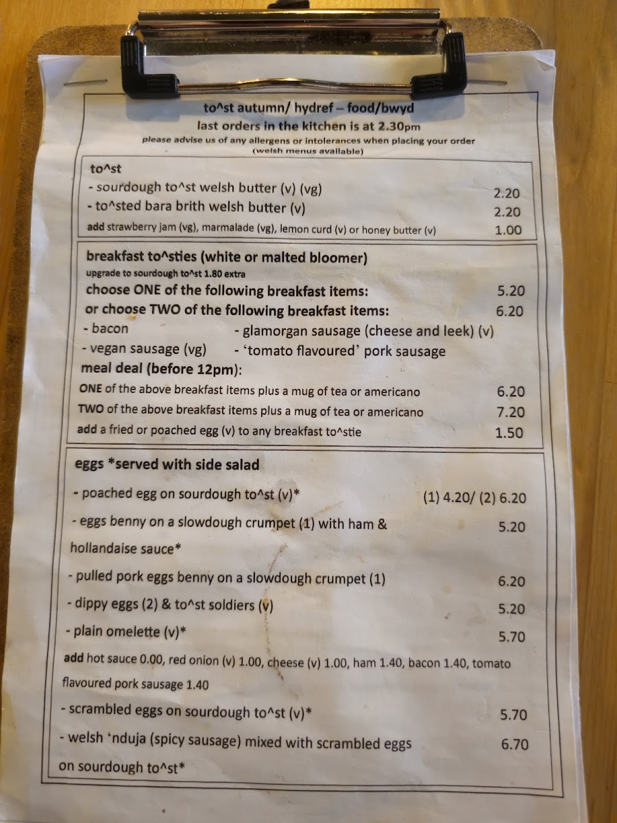 Menu To^st (Toast) Cafe And Deli-2