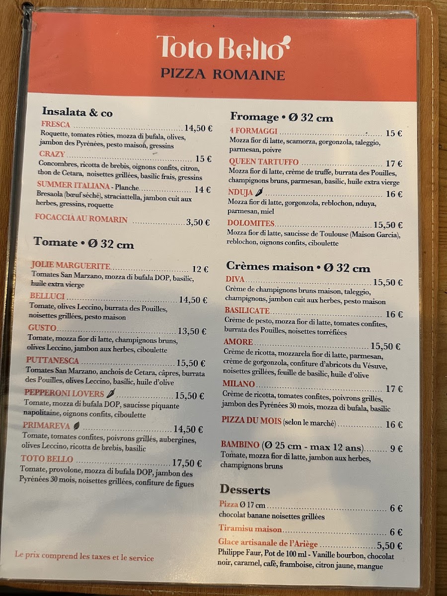 Menu Toto Bello Pizzas-1