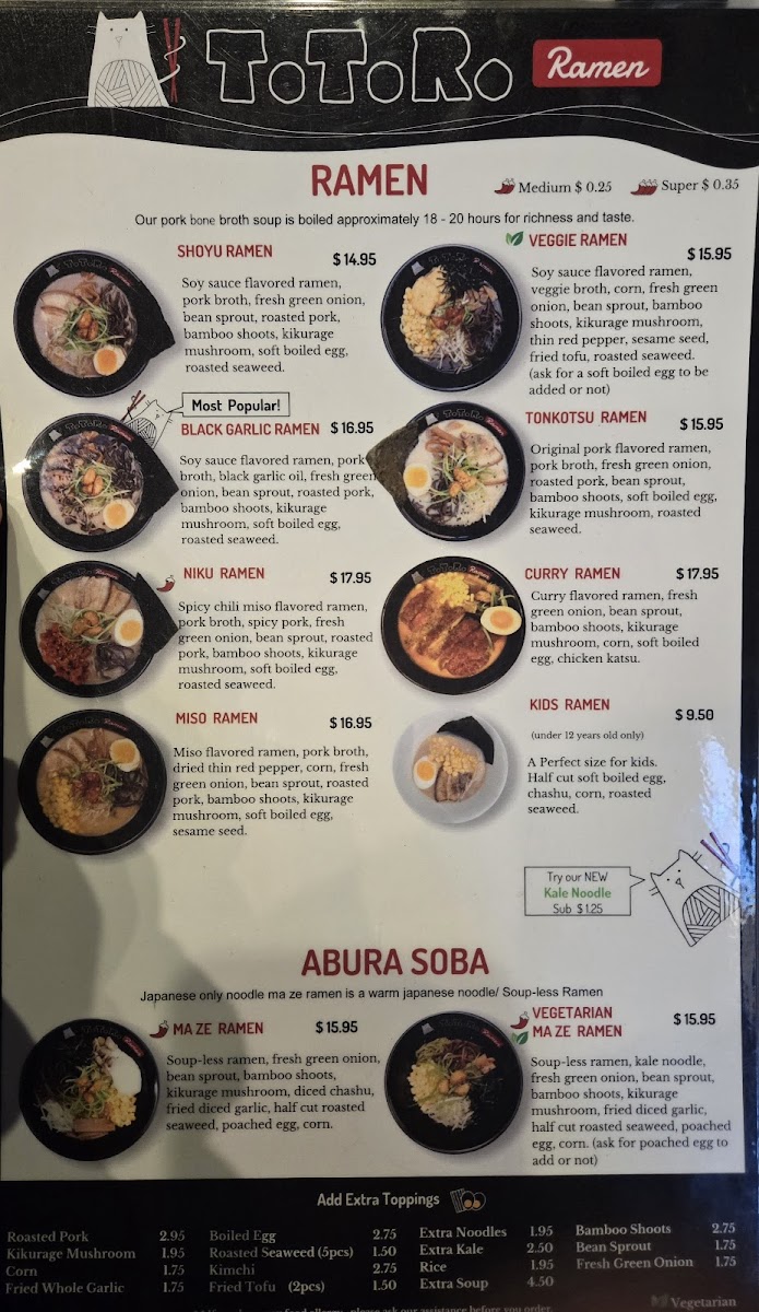 Menu Totoro Ramen-3