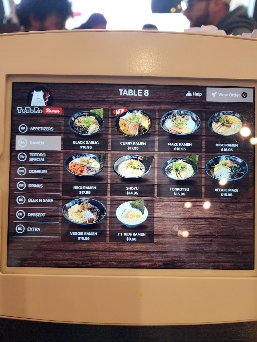Menu Totoro Ramen-4