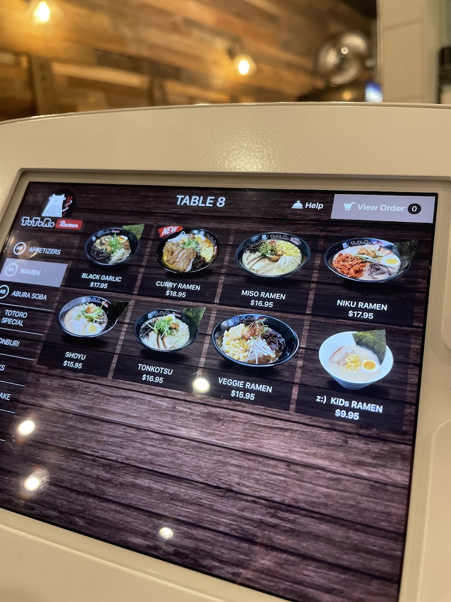 Menu Totoro Ramen-5