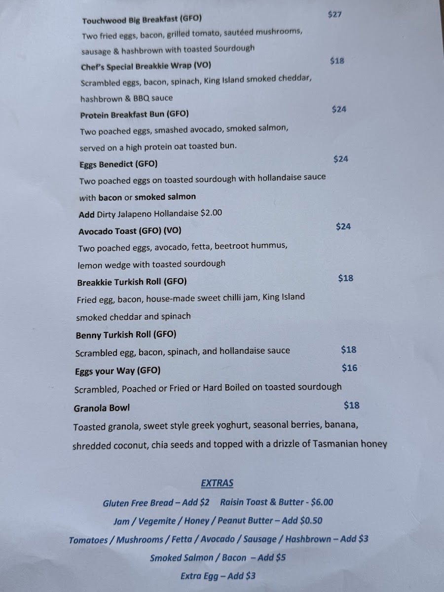 Menu Touchwood Cafe Stanley-2