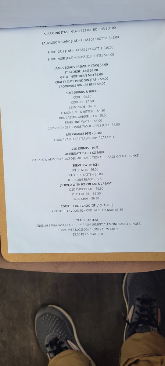 Menu Touchwood Cafe Stanley-4