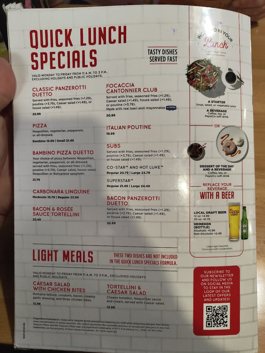 Menu Toujours Mikes Timmins-2