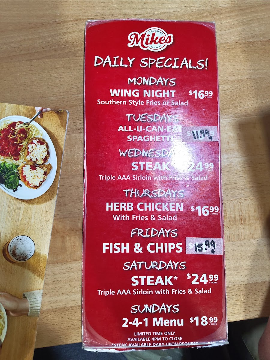 Menu Toujours Mikes Timmins-4