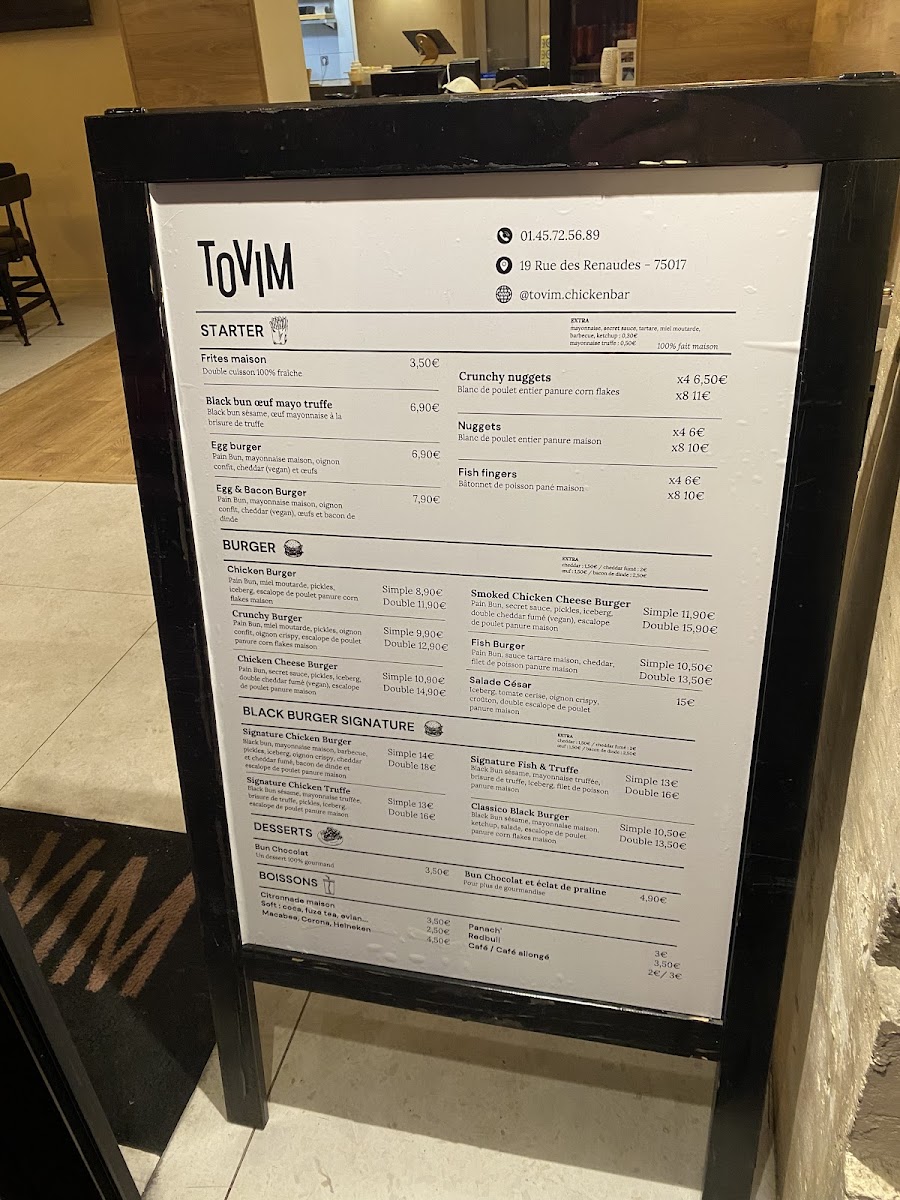 Menu Tovim French Burger Lovers - Kosher-2