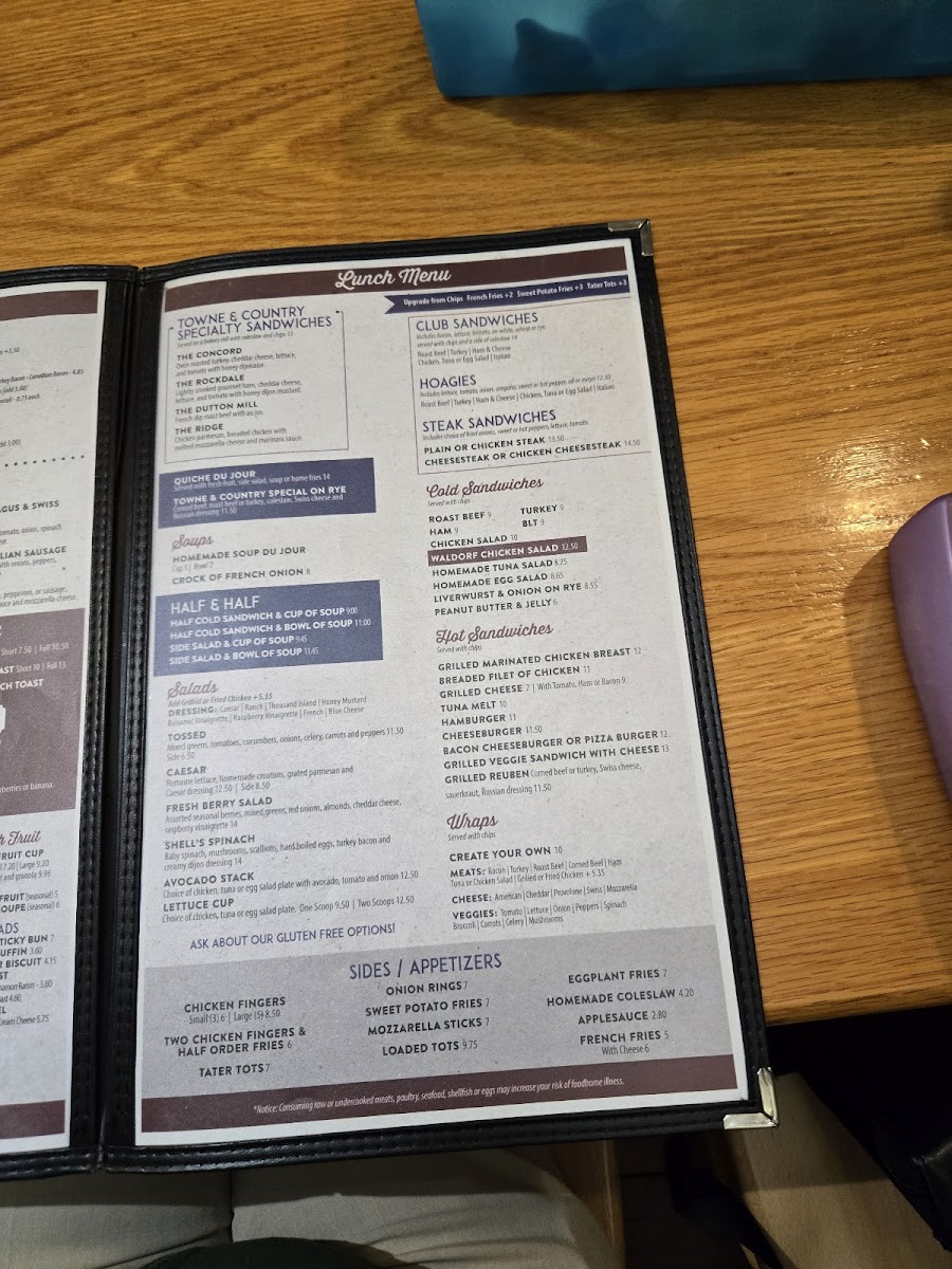 Menu Towne And Country Cafe-6