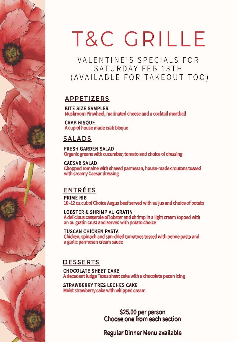 Menu Towne & Country Grille/bakery-10