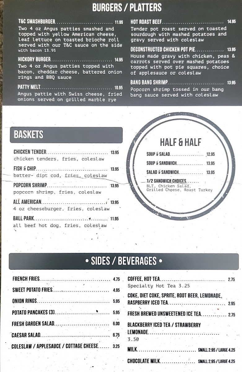 Menu Towne & Country Grille/bakery-3
