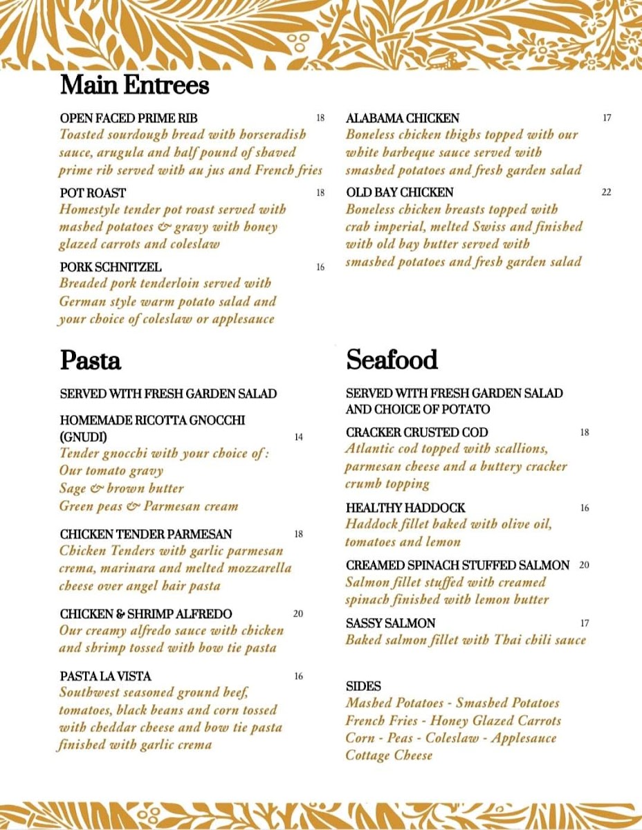 Menu Towne & Country Grille/bakery-9