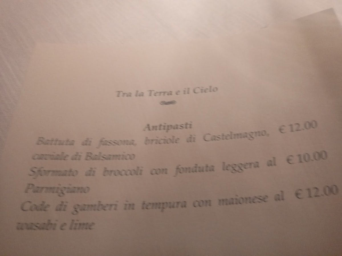 Menu Tra La Terra E Il Cielo-2